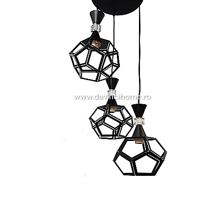 LUSTRE - Lustra 3087/3 BK