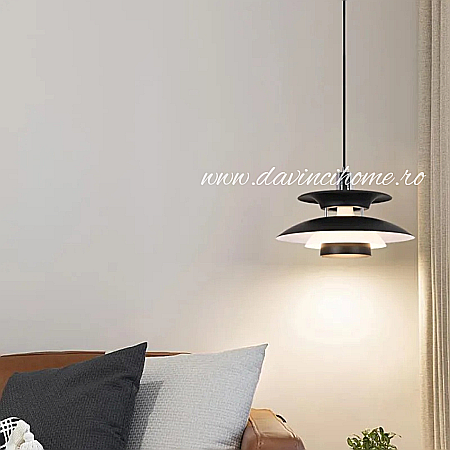 PENDULE - PENDUL WX001/30cm negru/alb