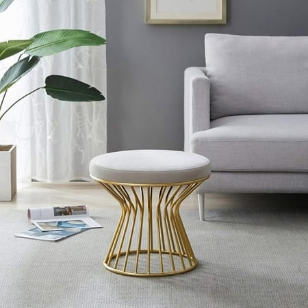 MOBILIER - Taburet LD20A066 Alb