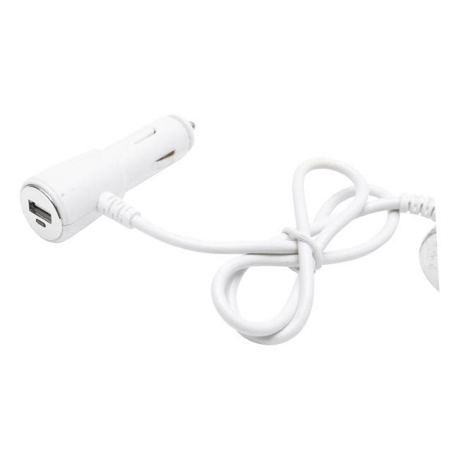 Adaptor bricheta auto tripla 12/24V, iluminata LED, cu intrerupator individual si 1 port USB, 5V, 2.1A [3]