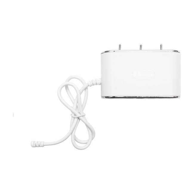 Adaptor bricheta auto tripla 12/24V, iluminata LED, cu intrerupator individual si 1 port USB, 5V, 2.1A [5]