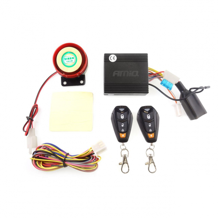 Alarma motocicleta cu functie "pornire motor"  telecomenzi MCA14 [3]