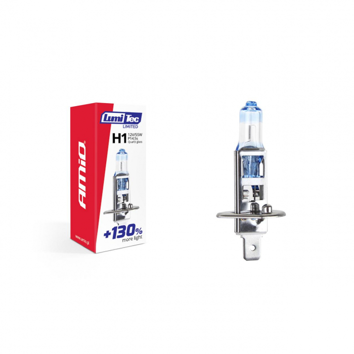 Bec halogen H1 12V 55W LumiTec LIMITED + 130% [2]