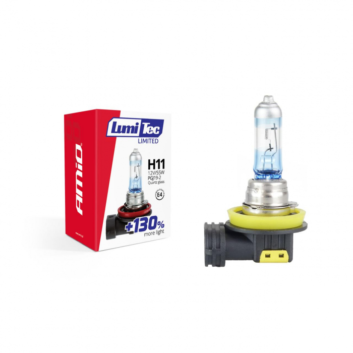 Bec halogen H11 12V 55W LumiTec LIMITED + 130% [2]