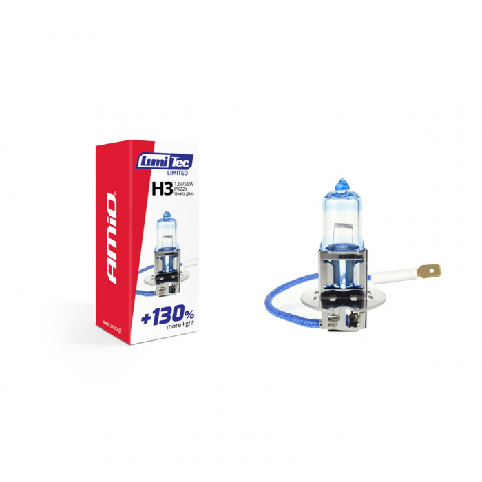 Bec halogen H3 12V 55W LumiTec LIMITED + 130% [1]