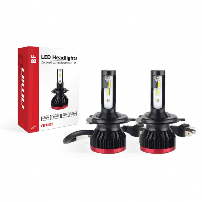 Becuri auto LED BF Series AMiO compatibil H4, destinat competitiilor auto sau off-road [2]