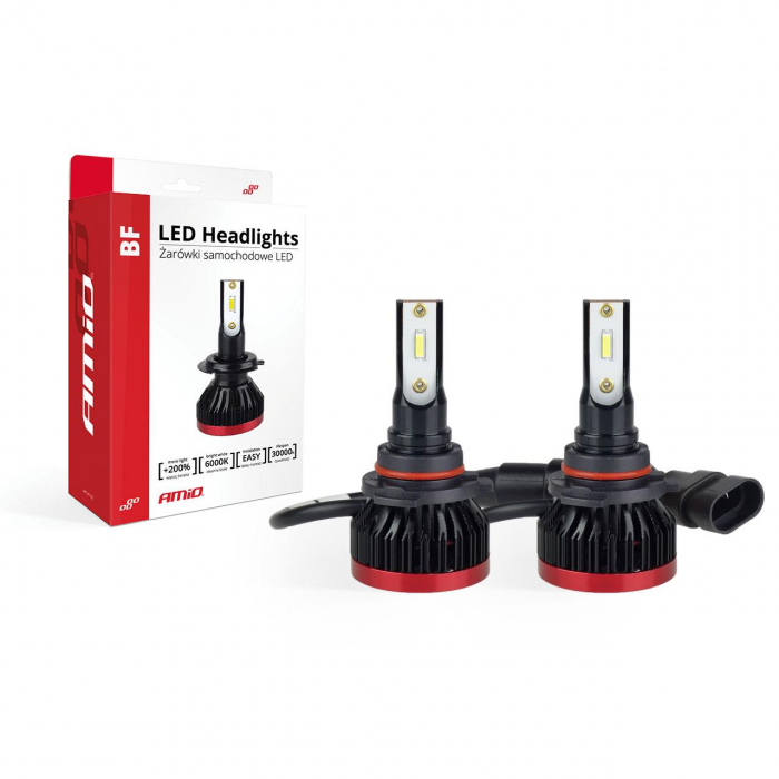 Becuri auto LED BF Series AMiO compatibil HB3 9005, destinat competitiilor auto sau off-road [2]