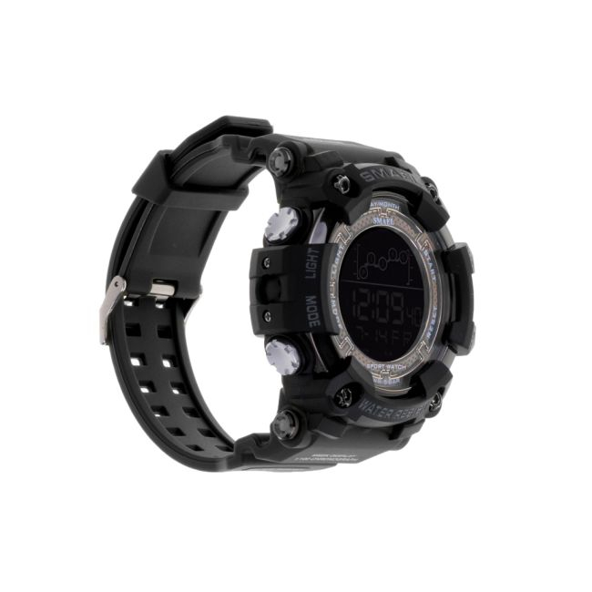 Ceas Militar pentru barbati, SMAEL, impermeabil, afisaj LED, culoare Negru [6]
