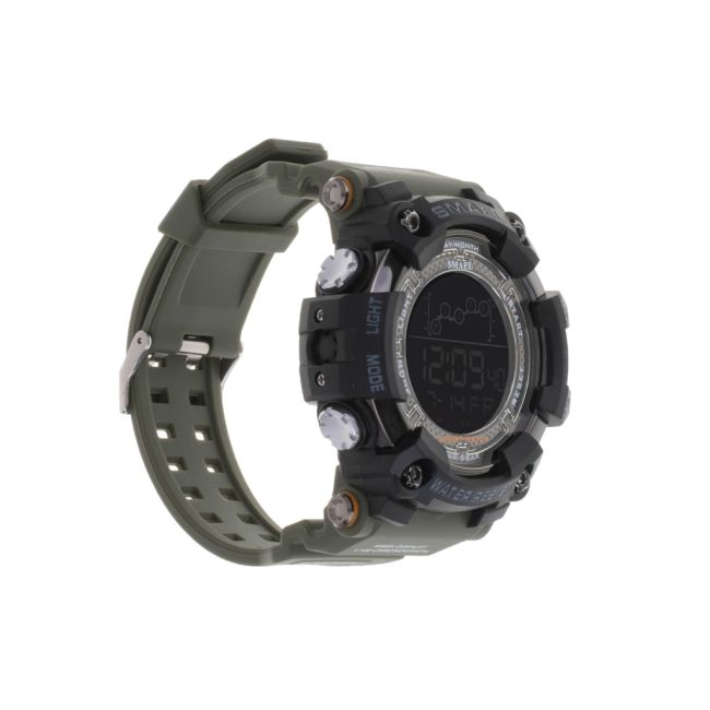 Ceas Militar pentru barbati, SMAEL, impermeabil, afisaj LED, culoare Verde [4]