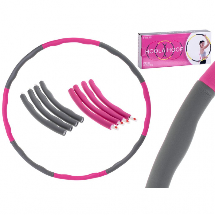 Cerc HOOLA HOOP pentru slabit, diametru 85cm, demontabil [3]