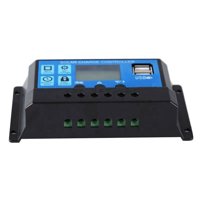 Controler/Regulator de incarcare panou solar, 12 - 24V, 30A, mini dual USB [5]