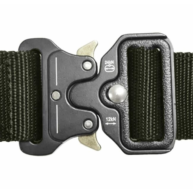 Curea Tactica pentru pantaloni, culoare Camuflaj cu catarama Neagra [3]