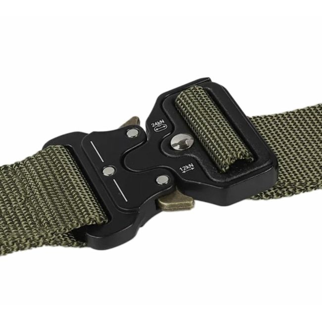 Curea Tactica pentru pantaloni, culoare Camuflaj cu catarama Neagra [4]