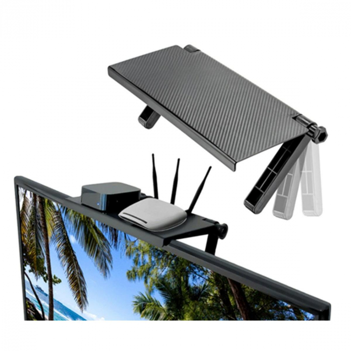 Etajera TV / Monitor din ABS, reglabila, dimensiune 33 x 16.5 cm [1]