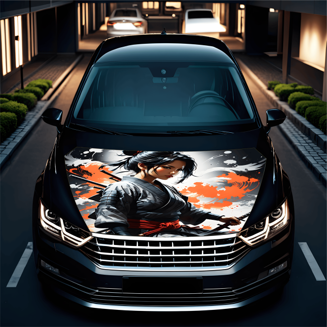 Folie Capota Auto "Hood Art" rezistenta la exterior, marime L (180 x 130cm) - Cod: AVX-CAPOTA-005L [4]