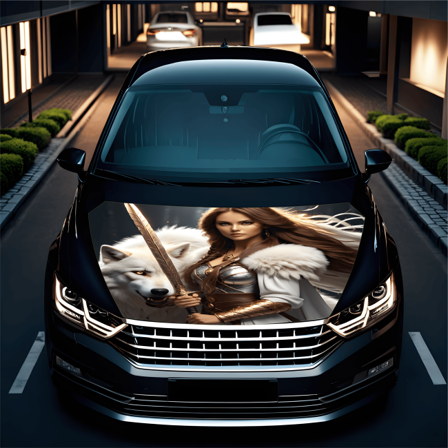 Folie Capota Auto "Hood Art" rezistenta la exterior, marime L (180 x 130cm) - Cod: AVX-CAPOTA-006L [4]