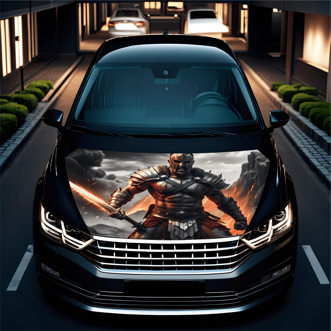 Folie Capota Auto "Hood Art" rezistenta la exterior, marime L (180 x 130cm) - Cod: AVX-CAPOTA-007L [4]