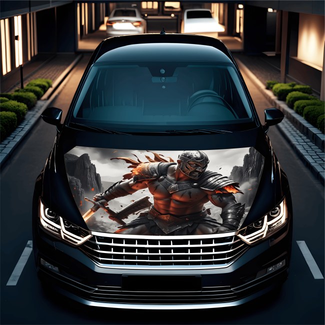 Folie Capota Auto "Hood Art" rezistenta la exterior, marime L (180 x 130cm) - Cod: AVX-CAPOTA-008L [4]