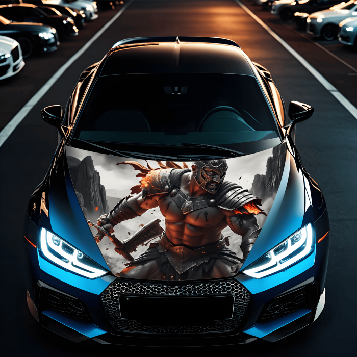 Folie Capota Auto "Hood Art" rezistenta la exterior, marime L (180 x 130cm) - Cod: AVX-CAPOTA-008L [1]