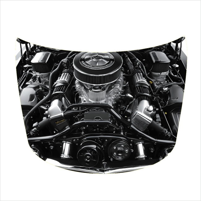 Folie Capota Auto "Hood Art" rezistenta la exterior, marime L (180 x 130cm) - Cod: AVX-CAPOTA-017L [3]
