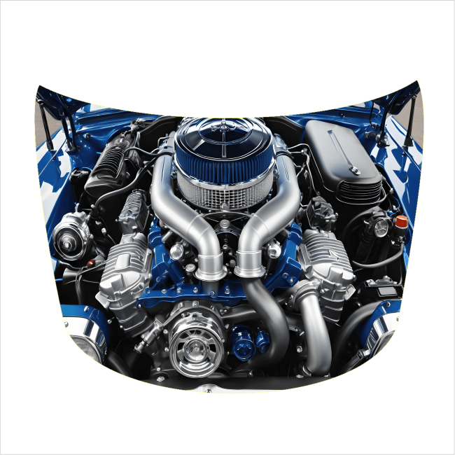Folie Capota Auto "Hood Art" rezistenta la exterior, marime L (180 x 130cm) - Cod: AVX-CAPOTA-019L [3]