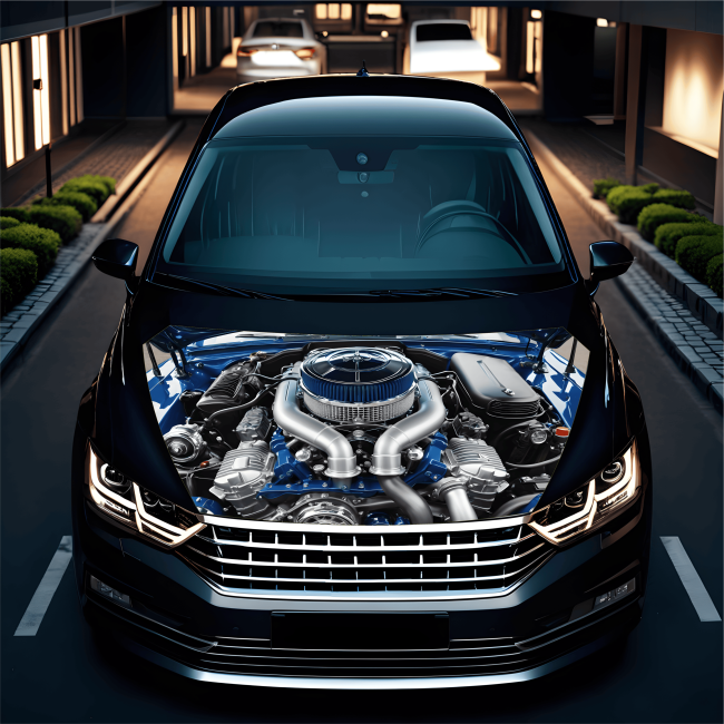 Folie Capota Auto "Hood Art" rezistenta la exterior, marime L (180 x 130cm) - Cod: AVX-CAPOTA-019L [4]