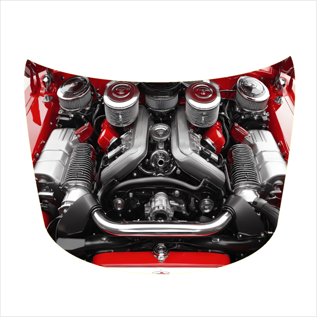 Folie Capota Auto "Hood Art" rezistenta la exterior, marime L (180 x 130cm) - Cod: AVX-CAPOTA-020L [3]
