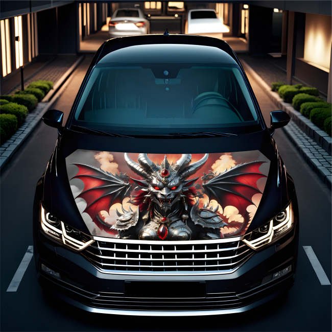 Folie Capota Auto "Hood Art" rezistenta la exterior, marime L (180 x 130cm) - Cod: AVX-CAPOTA-027L [4]