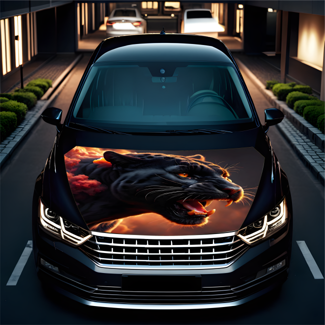 Folie Capota Auto "Hood Art" rezistenta la exterior, marime L (180 x 130cm) - Cod: AVX-CAPOTA-028L [4]