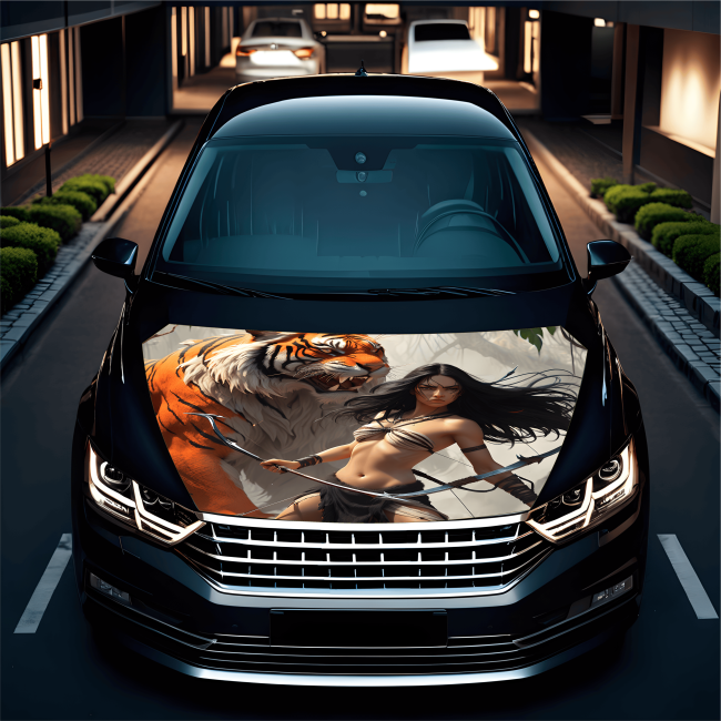 Folie Capota Auto "Hood Art" rezistenta la exterior, marime M (165 x 120cm) - Cod: AVX-CAPOTA-003M [4]