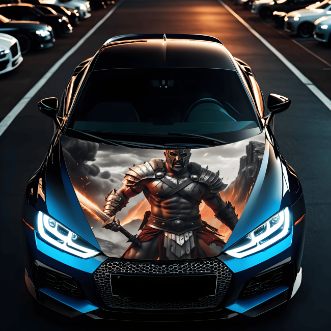 Folie Capota Auto "Hood Art" rezistenta la exterior, marime M (165 x 120cm) - Cod: AVX-CAPOTA-007M [4]