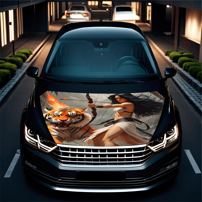 Folie Capota Auto "Hood Art" rezistenta la exterior, marime M (165 x 120cm) - Cod: AVX-CAPOTA-010M [4]