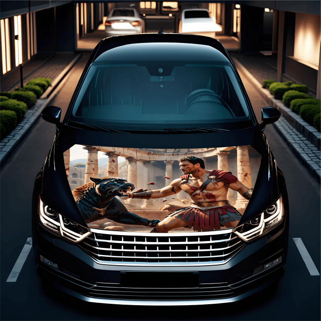 Folie Capota Auto "Hood Art" rezistenta la exterior, marime M (165 x 120cm) - Cod: AVX-CAPOTA-015M [4]