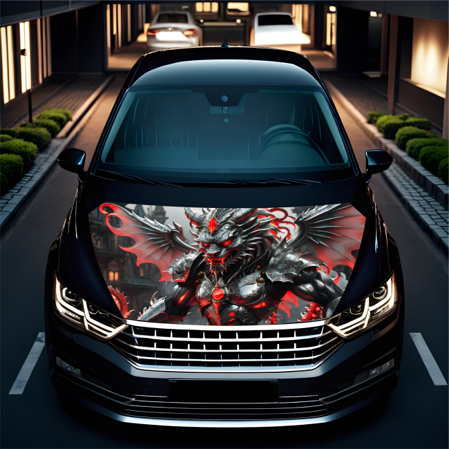 Folie Capota Auto "Hood Art" rezistenta la exterior, marime M (165 x 120cm) - Cod: AVX-CAPOTA-025M [4]