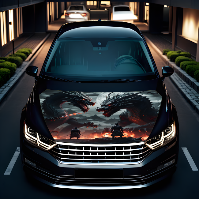 Folie Capota Auto "Hood Art" rezistenta la exterior, marime S (150 x 110cm) - Cod: AVX-CAPOTA-022S [4]