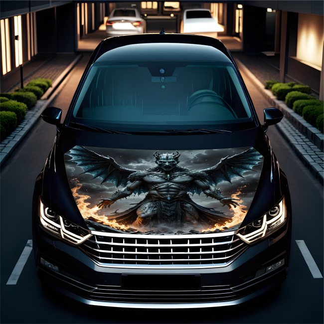 Folie Capota Auto "Hood Art" rezistenta la exterior, marime S (150 x 110cm) - Cod: AVX-CAPOTA-026S [4]