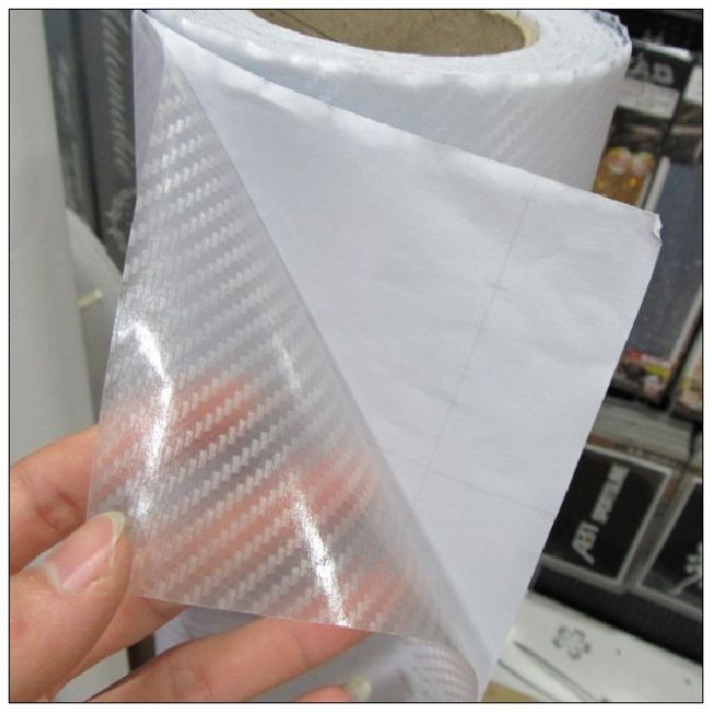 Folie colantare auto Carbon 3D Transparent (3m x 1,27m) [3]