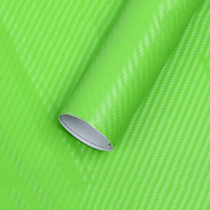 Folie colantare auto Carbon 3D - Verde (3m x 1,27m) [1]
