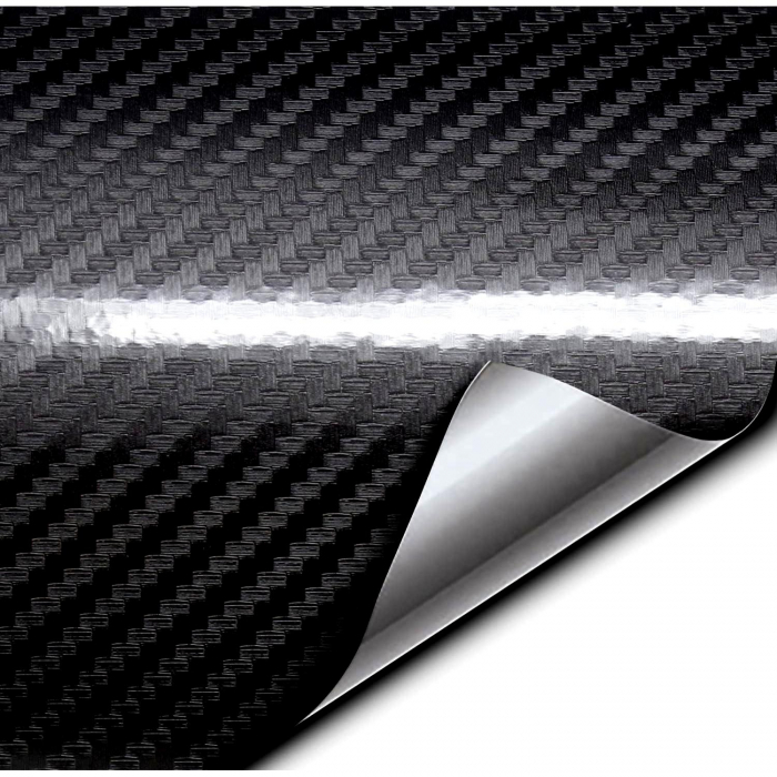 Folie colantare auto Carbon 5D Lacuit Negru (3m x 1,52m) [3]