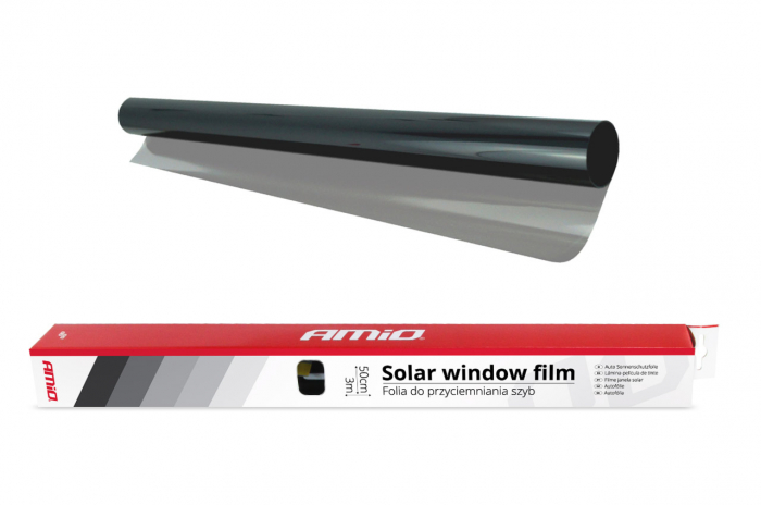 Folie fumurie pentru geamuri Mega Dark Black 0.5 x 3m (1%) [1]