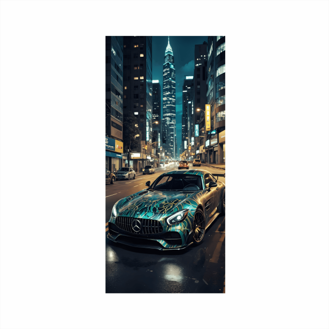 Folie imprimata color pentru decor Frigider, dimensiune 200 x 90cm, model: AVX-FR09 [2]