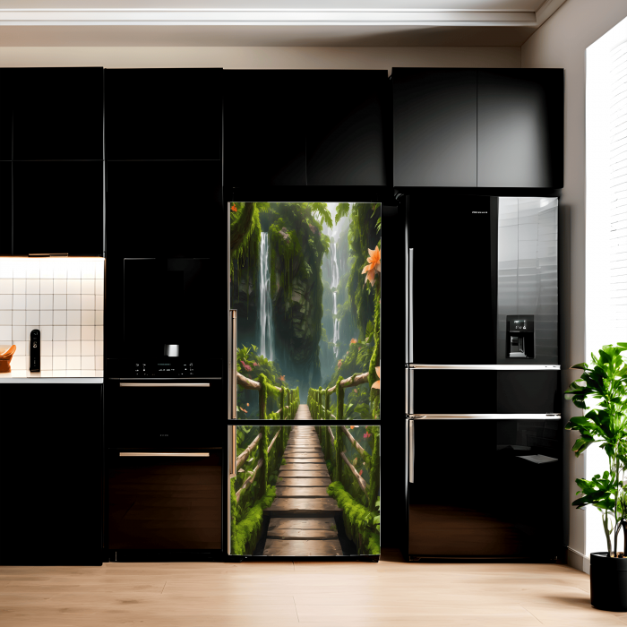 Folie imprimata color pentru decor Frigider, dimensiune 200 x 90cm, model: AVX-FR24 [1]