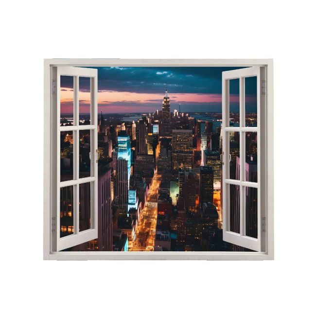 Folie imprimata color pentru decor perete locuinta, dimensiune 125 x 110cm, model: VIEW TO HAVEN 20 [2]