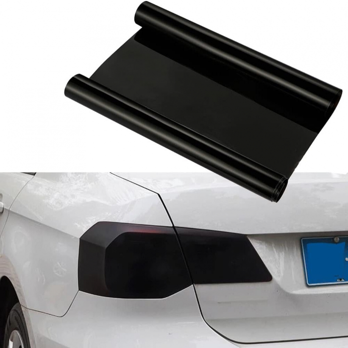 Folie protectie faruri / stopuri auto - Fumuriu Inchis (pret/m liniar) [3]