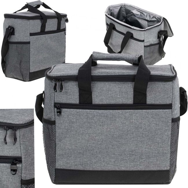 Geanta termoizolanta pentru picnic sau plaja, capacitate 16l, culoare Gri [7]