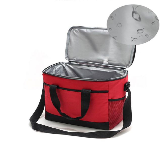 Geanta termoizolanta pentru picnic sau plaja, capacitate 16l, culoare Rosie [6]