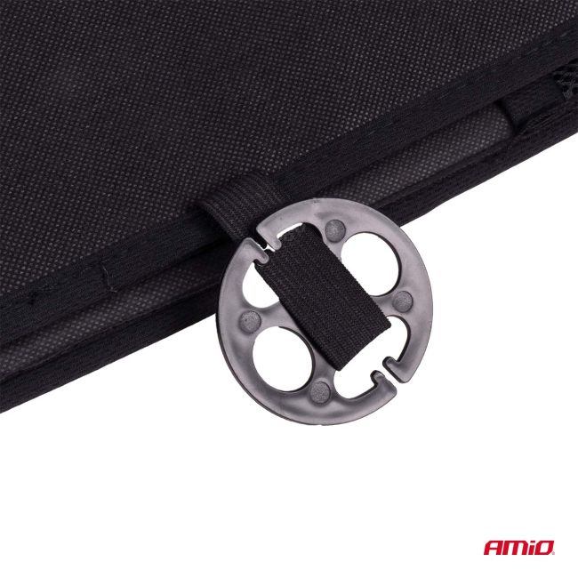 Husa scaun auto cu bile de masaj, suport lombar si tetiera, dimensiuni 131 x 46 cm, culoare Neagra [4]