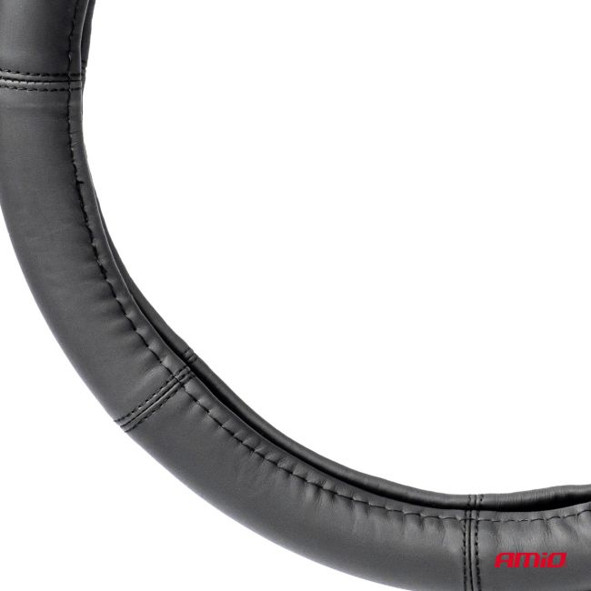 Husa volan din Piele Naturala, culoare Neagra, marime L (volan 39-41cm), AVX-AM03547 [4]