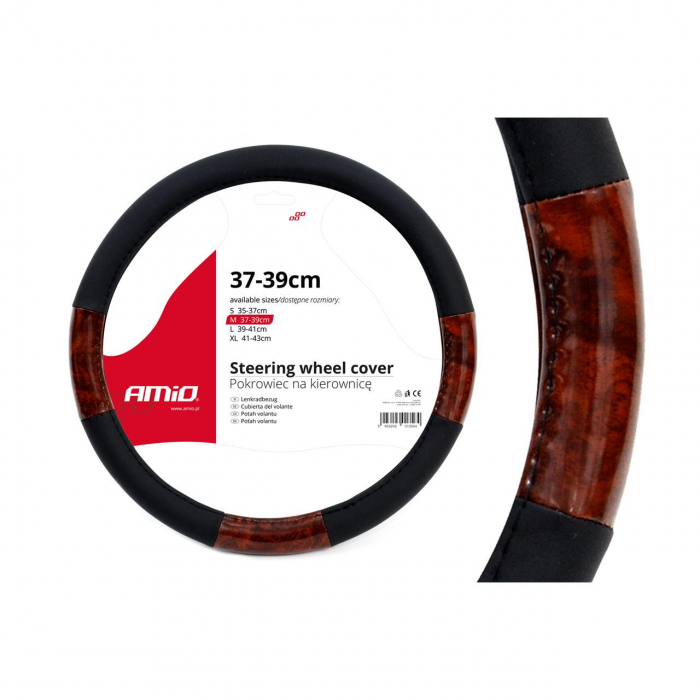 Husa volan imitatie lemn SWC-03-M (37-39cm) [1]