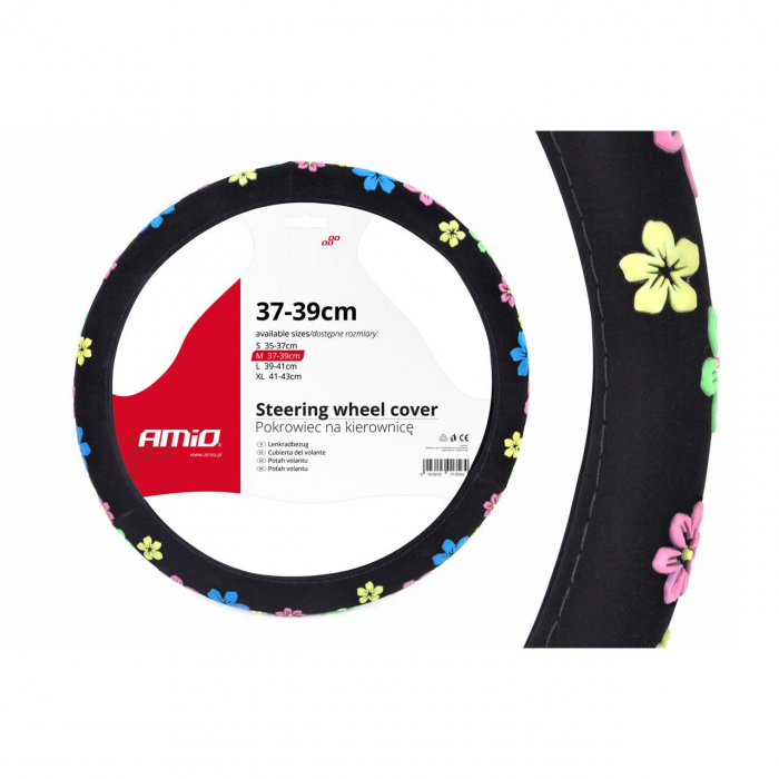 Husa volan model Floral  SWC-13-M (37-39cm) [3]
